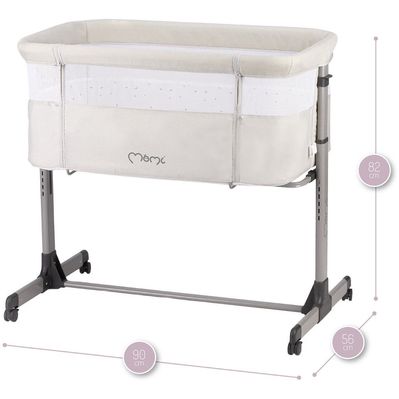 Ліжечко MoMi Revo Light grey (LOZE00022)