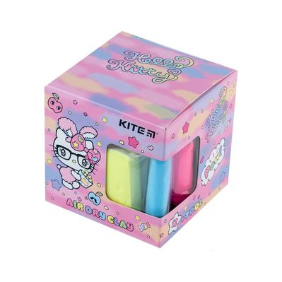Пластилін Kite Hello Kitty повітряний (12 кольорів.+формочка) (HK23-135)