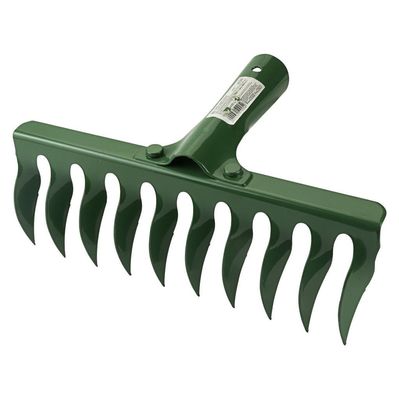 Граблі Grad кручені 10 зубів 265x82мм заклепувальне кріплення (29350)