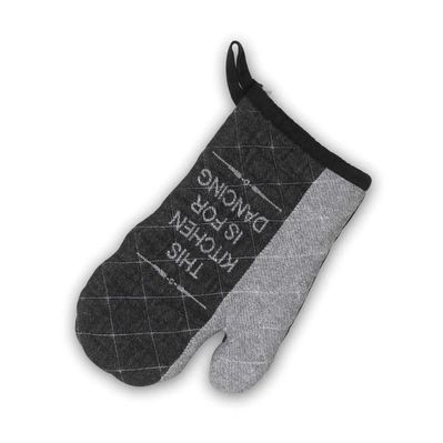 Кухонна прихватка Kela Gianna 31x18 см чорно-біла This kitchen (12777)