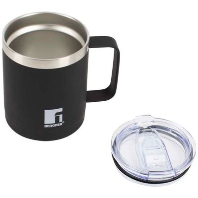 Термокружка Bergner Coffee & tea lovers 350 мл Black (BG-37788-BK)