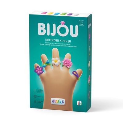 Набір для творчості Lipaka пластиліну – Біжутерія: Квіткові Кільця (31001-UA01)