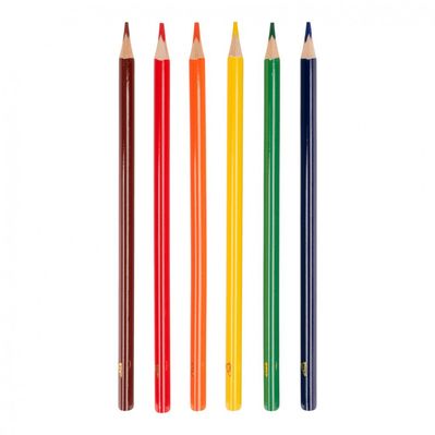 Карандаши цветные Yes 6 круг Ninja зеленый (290729)