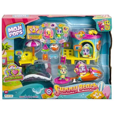 Ігровий набір Moji Pops Сонячний пляж 2 фігурки + аксесуари (PMPSB216IN70)