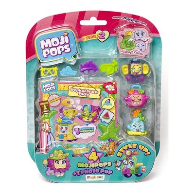 Ігровий набір Moji Pops S2 Фотосесія 4 фігурки + аксесуари (PMP2B416IN00)
