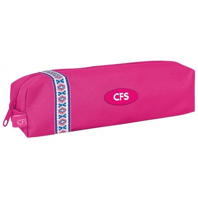 Пенал Cool For School School Vyshyvanka Classic 1 відділення Рожевий (CF85545)