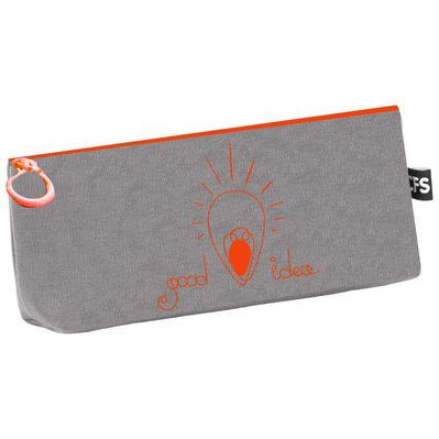 Пенал Cool For School 1 відділення Idea сірий (CF85396-03)