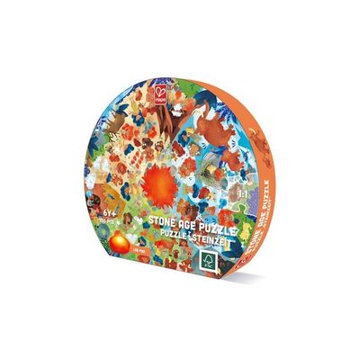 Пазл Hape круглий Кам'яний вік 100 елементів (E1638)