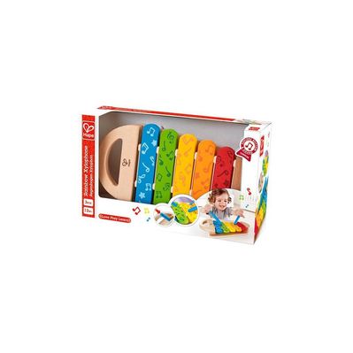 Музична іграшка Hape дерев'яний ксилофон Веселка (E0606)