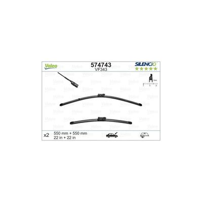 Щітка склоочисника Valeo 574743