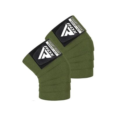 Бинт для спорту RDX на коліна K1 GYM Knee Wraps Army Green (WAH-K1AG)