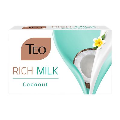 Тверде мило Teo Beauty Rich Milk Coconut 90 г (3800024047404)