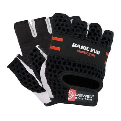 Рукавички для фітнесу Power System PS-2100 Basic EVO Black/Red Line XXL (PS_2100E_XXL_Black/Red)