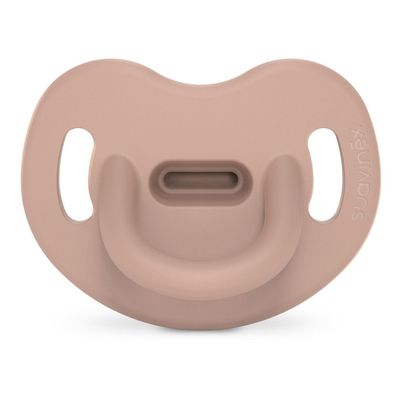 Пустушка Suavinex Colour Essence 0-6 міс, анатомічна силіконова, нюдова (308086)