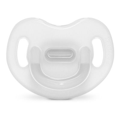 Пустушка Suavinex Colour Essence 0-6 міс, анатомічна силіконова, прозора (308087)