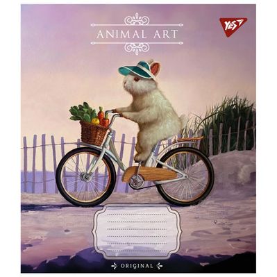 Тетрадь Yes Animal art 60 листов клетка (767138)