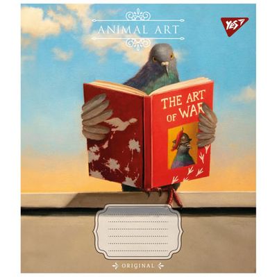 Тетрадь Yes Animal art 60 листов клетка (767138)