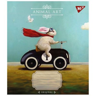 Тетрадь Yes Animal art 60 листов клетка (767138)