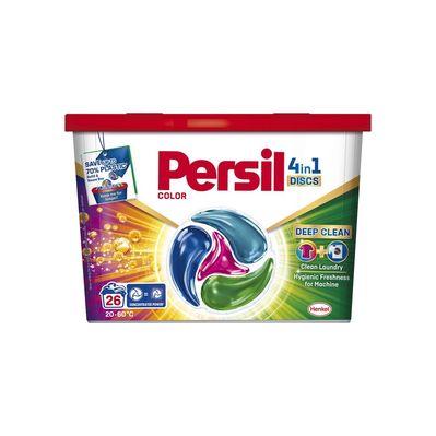 Капсули для прання Persil 4in1 Discs Color Deep Clean 26 шт. (9000101800043)