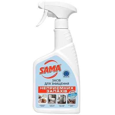 Спрей для чищення ванн Sama Для знищення неприємних запахів 500 г (4820270630969)