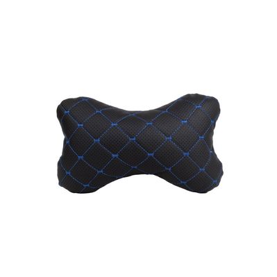 Подушка EVAtech ECO 27х16 см чорна з синьою ниткою (SPCRBL)