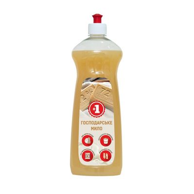 Гель для прання #1 Мило господарське рідке 1 кг (4820270631782)