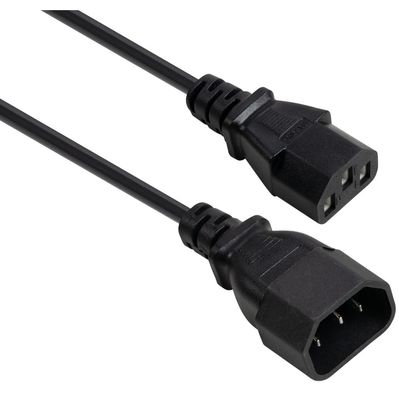 Кабель живлення C13 to C14 1.8m 0.75mm2 copper Vinga (VYPCC13141875CU)