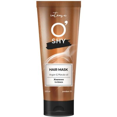 Маска для волосся O'Shy Intense Argan & Marula Oil Живлення та блиск 200 мл (4820263234013)