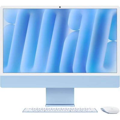 Комп'ютер Apple 24" iMac Retina 4.5K / Apple M4 (8-c/CPU, 8-c/GPU), 16, 256, Blue (MWUF3UA/A)
