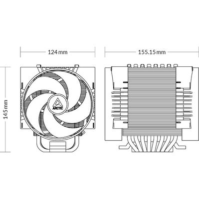 Кулер до процесора Arctic 4U-M Rev.2 (ACFRE00133B)