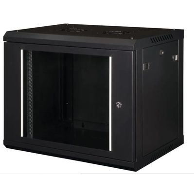 Шафа настінна Hypernet 12U 19" 600x450 ProLine (PL-WMNC-12U-BLACK)