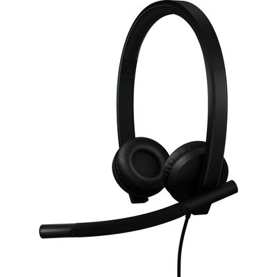 Навушники Logitech H570e Corded for Business Stereo Teams USB-C Black (981-001431)