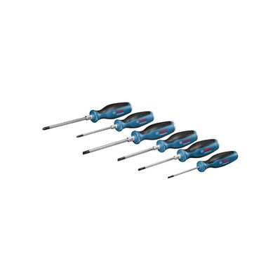 Набір викруток Bosch набір 6шт, SL 4.5, 5.5, 6.5, PH1, PH2 (1.600.A01.6BF)