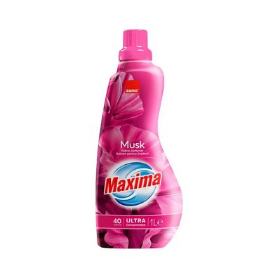 Кондиціонер для білизни Sano Maxima Musk Суперконцентрований пом'якшувач 1 л (7290102992850)