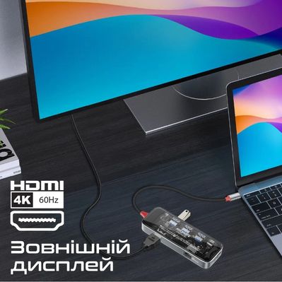 Концентратор Promate USB Hub 9 ports transhub-go (transhub-go)