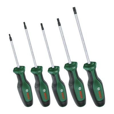 Набір викруток Bosch Torx 5шт, T10, 15, 20, 25, 30. (1.600.A02.BX6)