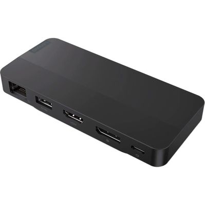 Порт-реплікатор Lenovo USB-C Dual Display Travel Dock (w/ adapter) (40B90100EU)