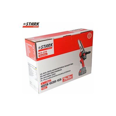 Ланцюгова пила Stark BCS-2115, 21V, 2х2Ah, 150мм (310900001)