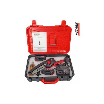 Ланцюгова пила Stark BCS-2115, 21V, 2х2Ah, 150мм (310900001)