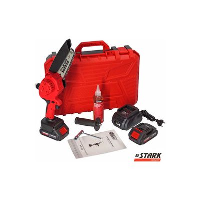 Ланцюгова пила Stark BCS-2115, 21V, 2х2Ah, 150мм (310900001)