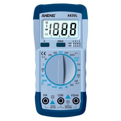 Цифровий мультиметр ANENG AN-A830L, V, A, R (AN-A830L)