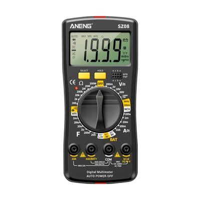 Цифровий мультиметр ANENG SZ08, V, A, R, C, T, F, функція hFE (SZ08)