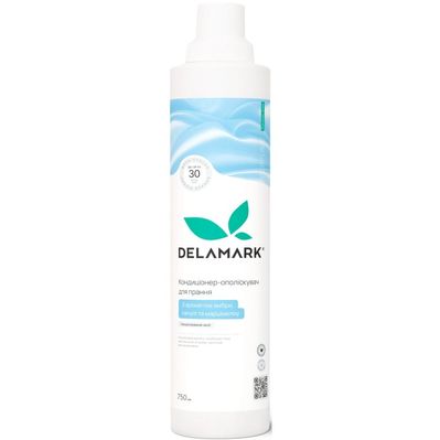 Кондиціонер для білизни DeLaMark З ароматом амбри, пачулі та маршмелоу 750 мл (4820152333834)