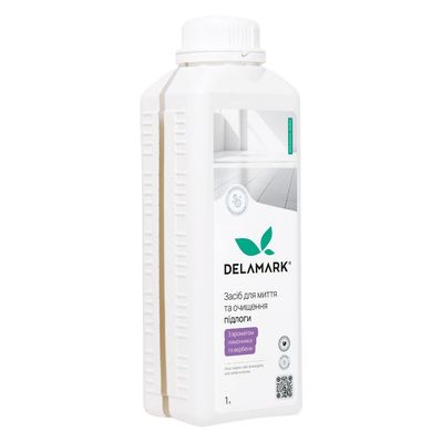 Засіб для миття підлоги DeLaMark Лимонник та вербена 1 л (4820152333742)