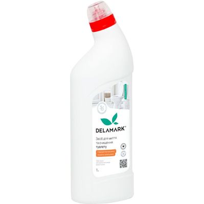 Засіб для чищення унітазу DeLaMark Жасмин та квітка апельсину 1 л (4820152333759)