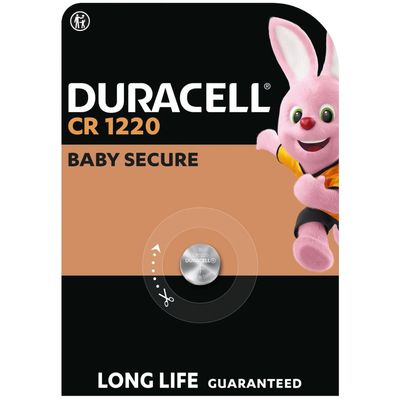 Батарейка Duracell CR 1220 спеціальна літієва типу таблетка 1220 3V, 1 шт. в упаковці (5011150)
