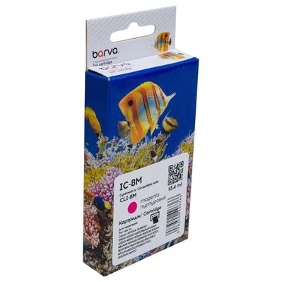 Картридж Barva Canon CLI-8M (0622B024) 490с (IC-8M)