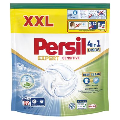 Капсули для прання Persil 4in1 Discs Expert Sensitive Deep Clean 37 шт. (9000101830941)
