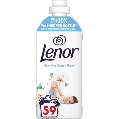 Кондиціонер для білизни Lenor Для чутливої шкіри Свіжість бавовни 1.239 л (8700216724470)