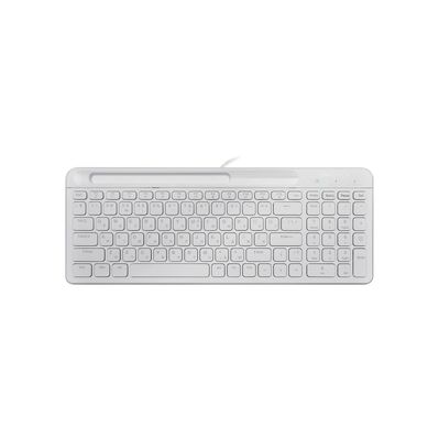 Клавіатура Maxxter KB-01W-UA USB White (KB-01W-UA)